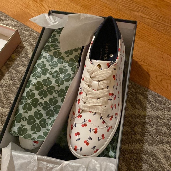 kate spade Shoes - NWT in box Kate spade dancing cherries shoes. Super cute! Women’s size 9.